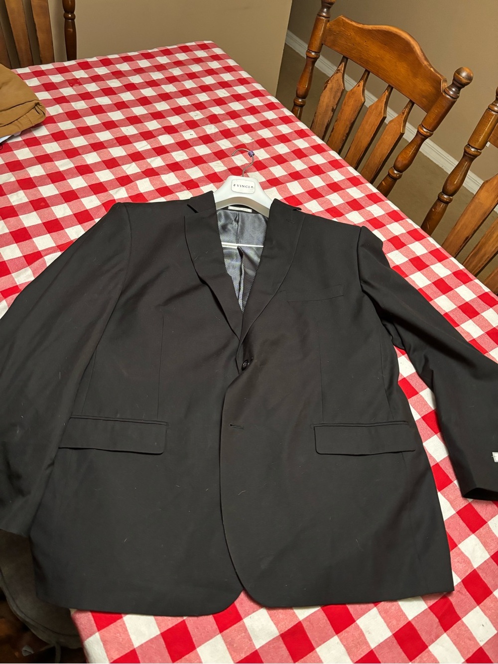 Men's Classic Black Single-Breasted Suit